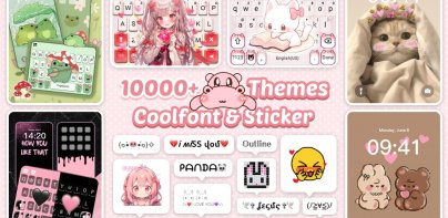 Pink Cute Hippo Theme