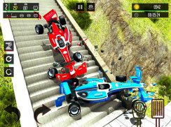 Formula Car Crash Game 2021 : Beam Car Jump Arena screenshot 6