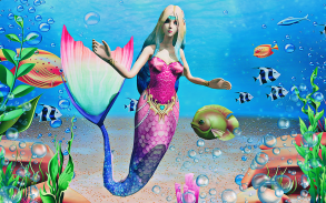 Mermaid Simulator 3D - Sea Animal Attack Games screenshot 1