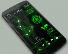 Hi-tech Square Launcher screenshot 4