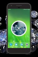 Diamond Clock Live Wallpaper screenshot 0