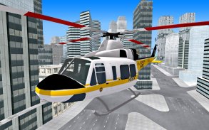 City Helicopter Fly Simulation screenshot 2