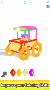 Vehicles 3D Color by Number - Voxel Coloring Pages screenshot 6