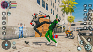 Miami Rope Hero Game Spider 3D screenshot 4