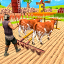 Village Bull Farming Simulator Icon