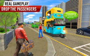 City Rickshaw Auto Driving 3D screenshot 3