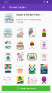 Stickers Happy Birthday screenshot 6