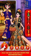 индонезийская кукла модный салон одеваются screenshot 7