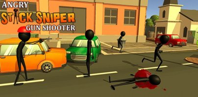 Angry Stick Sniper Gun Shooter