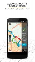 TomTom GPS Navigation - Traffic Alerts & Maps Screen