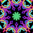Magic Paint Kaleidoscope Icon