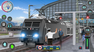 शहर रेल गाडी चालक सिम्युलेटर 2019 रेल गाडी खेल screenshot 3