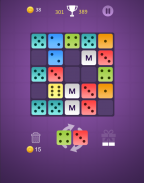 Dominoes puzzle - merge blocks with same numbers screenshot 3