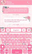 Honey Valentine Keyboard Theme screenshot 0