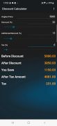 Discount Calculator with Tax screenshot 0