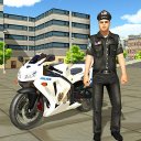 Bicicleta policial Corrida Livre - Police Bike Icon