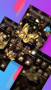 Shine Golden Fantastic Butterfly-APUS Launcher screenshot 1
