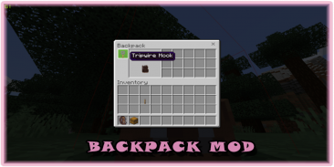 Minecraft के लिए बैकपैक मॉड screenshot 1