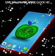 Живые обои Apple Clock HD screenshot 2