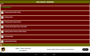 Kitab Hadits "Bulughul Marom" Ibnu Hajar screenshot 3