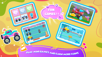 MonsterTruck Car Game for Kids screenshot 1