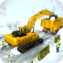 City Heavy Snow Excavator Simulator 3D Icon