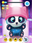 Pu cute panda bears pet game screenshot 3