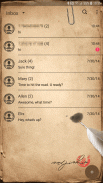 Old letter skin for Next SMS screenshot 0