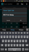 Swim Splitter Split Calculator screenshot 2
