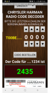Chrysler Harman T00BE Decoder screenshot 1
