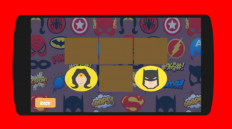 Super heroes Memory Game screenshot 2