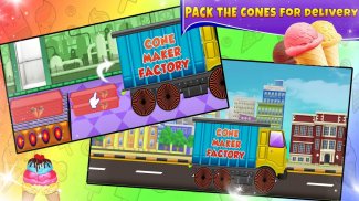 Cone Maker Factory: Dessert Biscuit Cooking Game screenshot 0