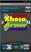 Xhosa Phrases language tutor screenshot 0