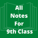 All subjects Notes For Class 9 Icon