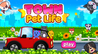 Town Pet Life: Pretend Play City Animals screenshot 2