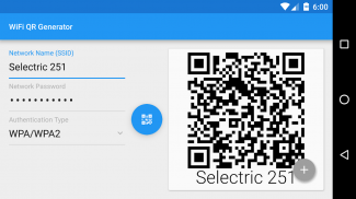 Wi-fi QR Генератор кода screenshot 1