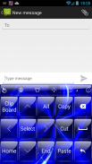 Keyboard tema GBluGalaxy screenshot 2