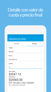 Calculadora Cuotas Mercado Pago screenshot 1