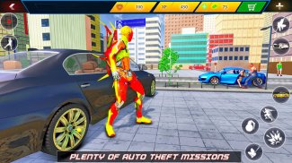 Pahlawan robot terbang - kota kejahatan vegas screenshot 6