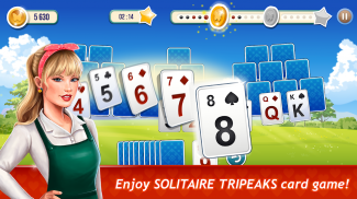 Solitaire TriPeaks Rose Garden:Kartenspiel Solitär screenshot 4