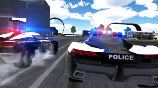 قيادة سيارة الشرطة الجامحة screenshot 0