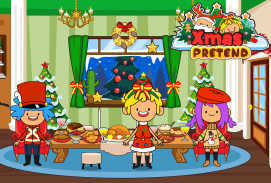 My Pretend Christmas - Santa Kids Holiday Party screenshot 0