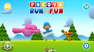 Pocoyo Run & Fun - cartoon racing kids games screenshot 0