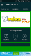 Peace FM 104.3 screenshot 0