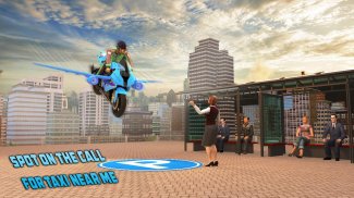 Real Flying Bike Taxi Simulator: Bike Driving Game screenshot 2