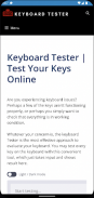 Keyboard Tester screenshot 1