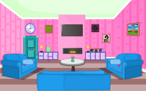 Ontsnap Roze Foyer Kamer screenshot 9