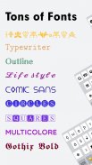 Fonts | emoji keyboard fonts screenshot 4