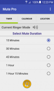 Mute Pro (Auto Silent Ringer) screenshot 0