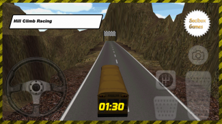 School Bus Hill Climb Racing screenshot 3